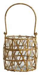Kerzenlaterne 'Ghizo' S - Rattan