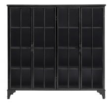 Schrank 'Downtown Black' 2 - Schwarz