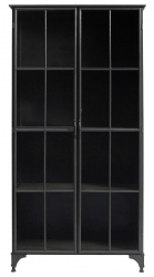 Schrank 'Downtown Black' 3 - Schwarz
