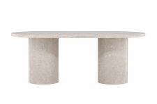 Esstisch 'Polar' 100x200cm - Beige