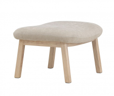 Fußhocker 'Lecce' - Beige