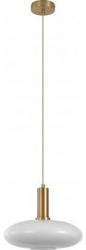 Deckenleuchte 'Toreby' Ellipse - Messing