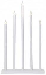 Adventskerzenhalter 'Holy' 5 Lampen - Weiß