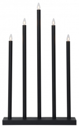 Adventskerzenhalter 'Holy' 5 Lampen - Schwarz
