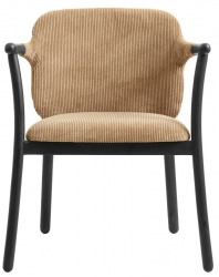 Stuhl 'Esrum' - Schwarz/Beige