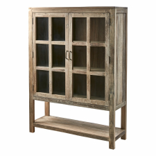Vitrine 'Riko' 160cm - Recyclingholz