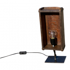 Ziegelkastenlampe Vintage - Natur