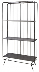 Bücherregal 'Industrial' 1 - Grau