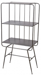 Bücherregal 'Industrial' 2 - Grau