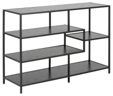 Bücherregal 'Seaford' 114x78cm - Schwarz