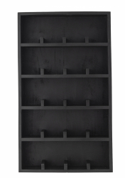 Bücherregal 'Thessa' - Schwarz