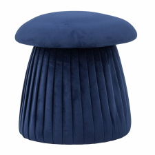 Pouf 'Roberta' 44cm rund - Blau