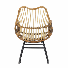 Schaukelstuhl 'Reine' - Natur/Rattan