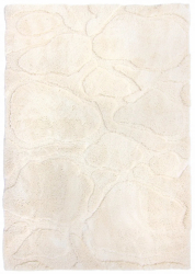 Hochflorteppich 'Mabel' 120 x 180cm – Weiß