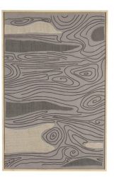 Gemälde 'Lives' - Braun