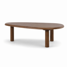Couchtisch 'Uovo' 116,5x73cm – Nussbaum
