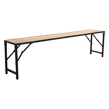 Bank 'Elements' 170cm - Schwarz/Eiche