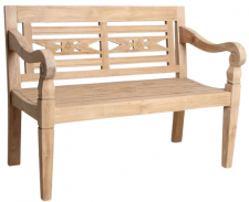Outdoor-Bank 'Boho' - Teak