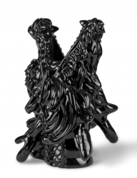 Vase 'Dragonisierter Bastard' - Schwarz