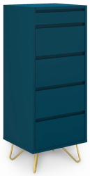 Kommode 'Elle' 45x110 - Grün/Kupfer