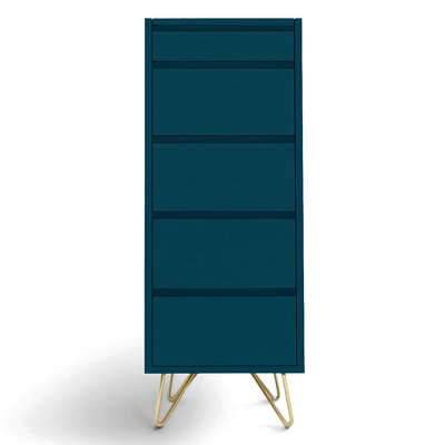 Kommode 'Elle' 45x110 - Grün/Kupfer