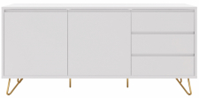 Sideboard 'Elle' - Weiß/Kupfer