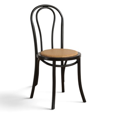 Stuhl 'Bistro' - Rattan/Schwarz