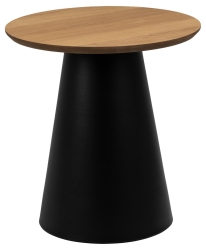 Couchtisch 'Soli' 45cm - Natur/Schwarz