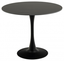 Esstisch 'Malta' Rund 90x75cm - Schwarz