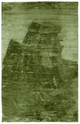 Hochflorteppich 'Aranga Super Soft' - Oliv