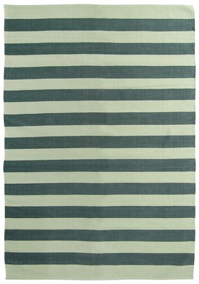 Baumwollteppich 'Nilo' - Grün