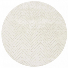 Runder Teppich 'Wren' - Weiß