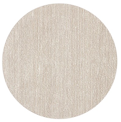 Runder Teppich 'Avafors' - Beige