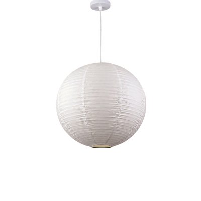 Reispapierlampe 'Lycka' - Weiß 30cm