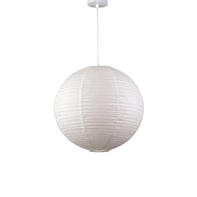 Reispapierlampe 'Lycka' - Weiß 40cm