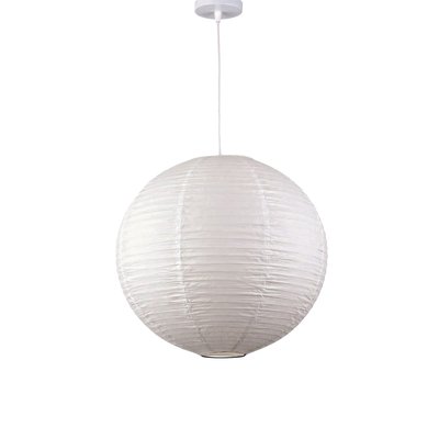 Reispapierlampe 'Lycka' - Weiß 50cm