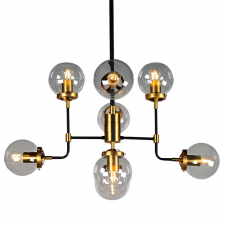 Deckenleuchte 'Chandelier' - Messing/Glas