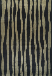 Teppich 'Seronis' - Schwarz/Beige