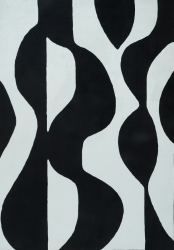 Teppich 'Sorvento' - Schwarz/Beige