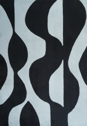 Teppich 'Sorvento' - Schwarz/Grau