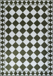 Teppich 'Crestina' - Grün/Weiß