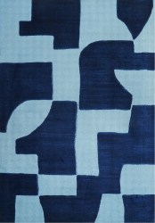 Teppich 'Velenna' 160x230 cm - Blau