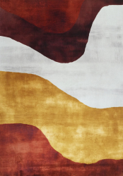 Teppe 'Amavira' – Rot/Gelb