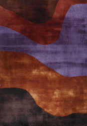 Teppe 'Amavira' – Lila/Rot