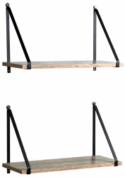 Wandregal 'Triangle' 2 Sets - Natur
