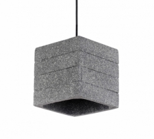 Deckenlampe 'Stone Cylinder' - Zement