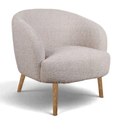 Sessel 'Capri' holzbein - Beige