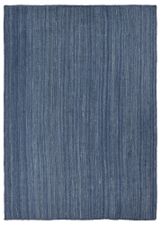 Jute-Teppich 'Amasia' – Blau
