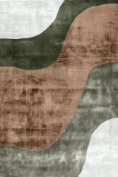 Wilton-Teppich 'Barcelona' 160x230cm – Braun/Hellgrün