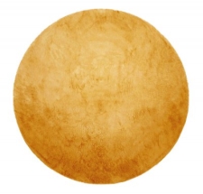 Runder Teppich 'Aranga Super Soft' 240cm – Gelb